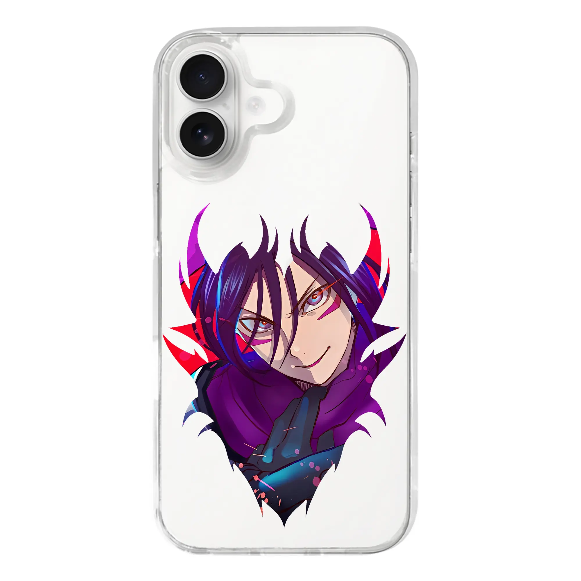 ワンパンマン グッズ 音速のソニック - iPhone 17シリーズ 透明スマホケース – 薄型・耐衝撃・精密フィット保護カバー